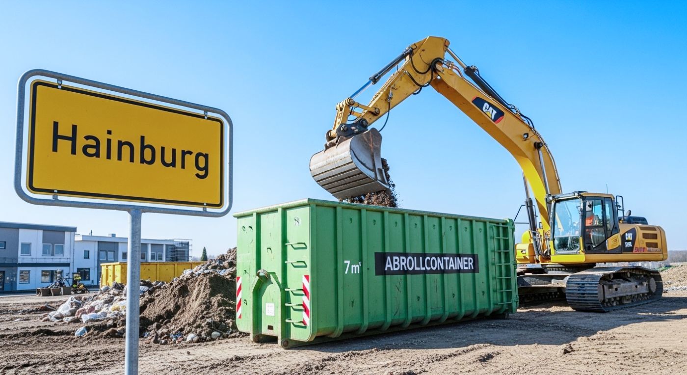 Containerdienst in Hainburg-Hanau Abfallentsorgung mit Abrollcontainer